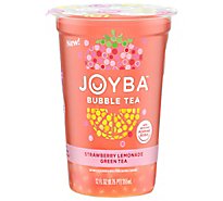 Joyba Strawberry Lemonade Flavored Green Bubble Tea - 12 Fl. Oz.
