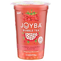 Joyba Raspberry Dragonfruit Flavored Black Bubble Tea - 12 Fl. Oz. - Image 1