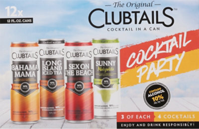 Clubtails Variety Slim Cocktails In Cans - 12-12 Fl. Oz. - Image 4