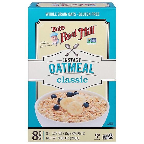 Bobs Red Mill Oatmeal Classic 8pkt - 9.87 OZ
