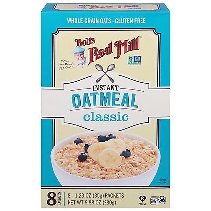 Bobs Red Mill Oatmeal Classic 8pkt - 9.87 OZ - Image 1
