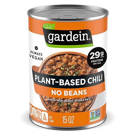 Gardein Plant Based Chili No Beans - 15 Oz