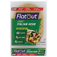 Flatout Italian Herb Light Flatbread - 11.8 Oz - Image 3