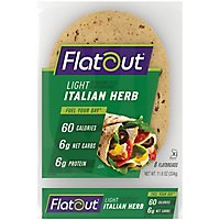 Flatout Italian Herb Light Flatbread - 11.8 Oz - Image 2