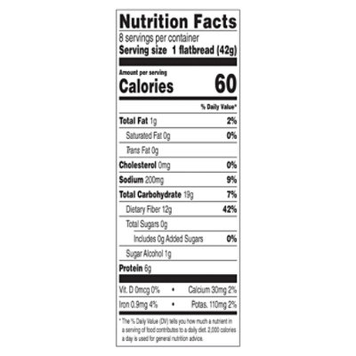 Flatout Italian Herb Light Flatbread - 11.8 Oz - Image 4