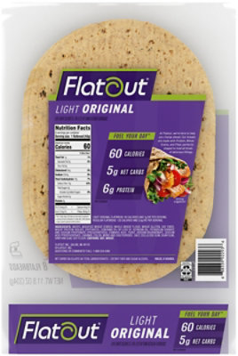 Flatout Original Light Flatbread - 11.8 Oz - Image 6