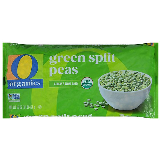 O Organics Green Split Peas - 16 Oz