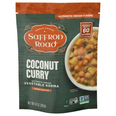 Saffron Road Entree Coconut Curry 10 OZ Randalls