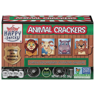 Happy Snacks Animal Crackers Vanilla - 2 OZ - Image 3