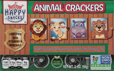 Happy Snacks Animal Crackers Vanilla - 2 OZ - Image 6