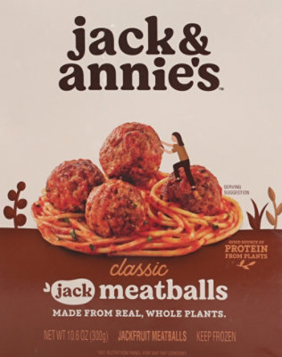 Jack & Annie's Classic Jack Meatballs - 10.6 OZ - Image 2