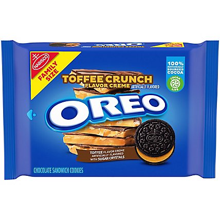 OREO Double Stuf Toffee Crunch Flavor Cookies - 17 OZ - Image 2