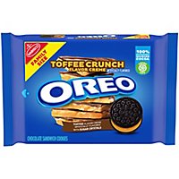 OREO Double Stuf Toffee Crunch Flavor Cookies - 17 OZ - Image 2