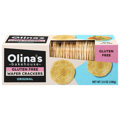 Olina's Natural Wafer Crackers - 3.5 OZ - Image 2