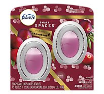 Febreze Small Spaces Cranberry Air Freshener Blister Pack - 2-0.25 Fl. Oz.