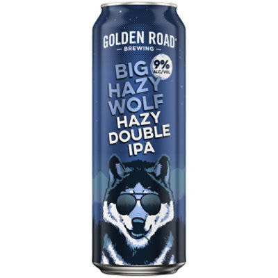 Golden Road Big Hazy Wolf Double Hazy IPA Can - 19.2 Fl. Oz. - Image 1