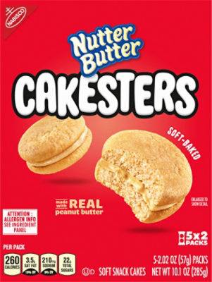 Nutter Butter Cakesters Cookies - 10.1 OZ - Image 2