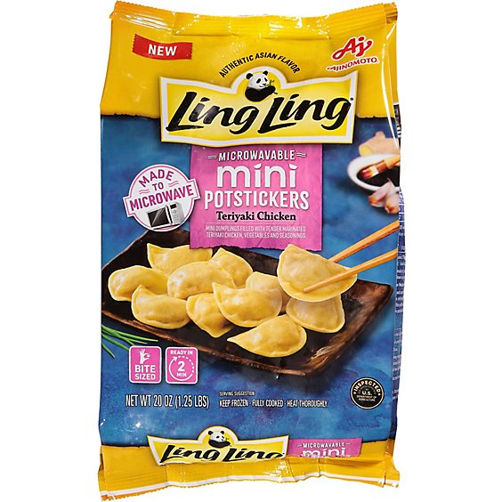 Ling Ling Mini Potstickers Teriyaki Chicken - 20 OZ
