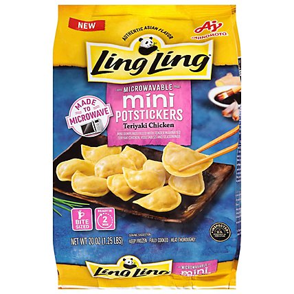 Ling Ling Mini Potstickers Teriyaki Chicken - 20 OZ - Image 4