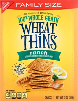 Wheat Thins Ranch Crackers - 13 Oz - Image 2