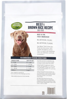 Open Nature Dog Food Beef & Brown Rice - 6 LB - Image 6