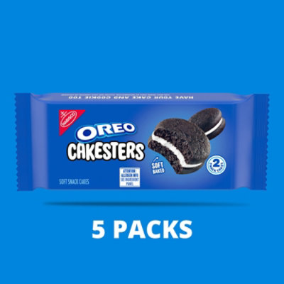 OREO Cakesters Soft Snack Cakes Snack Packs 5 Count - 2.02 Oz - Image 2