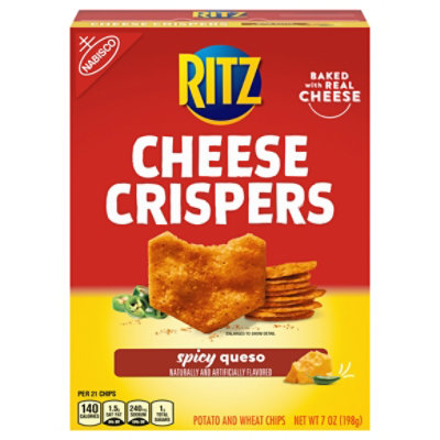 Ritz Spicy Queso Cheese Crispers - 7 Oz