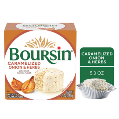 Boursin Caramelized Onion & Herbs Gournay Cheese - 5.2 Oz - Image 2