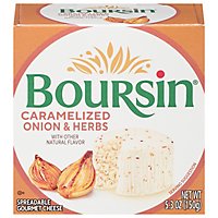 Boursin Caramelized Onion & Herbs Gournay Cheese - 5.2 Oz - Image 1