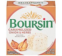 Boursin Caramelized Onion & Herbs Gournay Cheese - 5.2 Oz