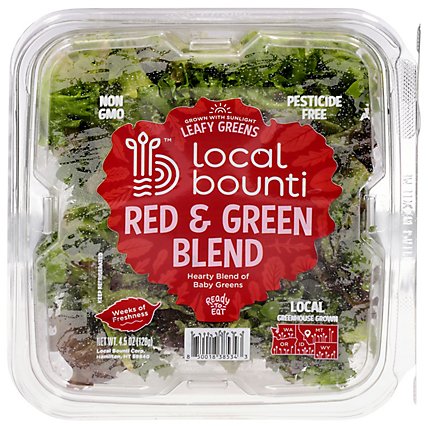 Local Bounti Red & Green Blend Baby Leaf - 4.5 OZ - Image 2