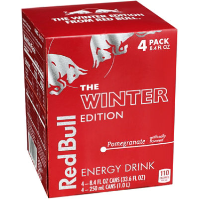 Red Bull Winter Edition Pomegranate 8 4oz 4pk 33 6 Fz Haggen