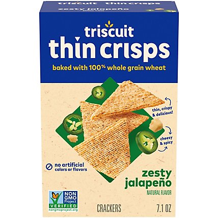 Triscuit Zesty Jalapeno Thin Crisps - 7.1 Oz - Image 2