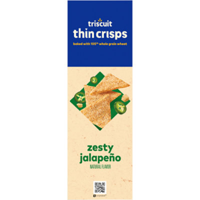 Triscuit Thin Crisps Zesty Jalapeno Whole Grain Wheat Crackers - 7.1 Oz - Image 2