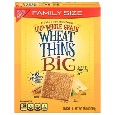 Wheat Thins Original Big Baked Crackers - 12.5 Oz - Image 3