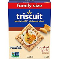 Triscuit Roasted Garlic Crackers Family Size - 12.5 Oz - Image 2