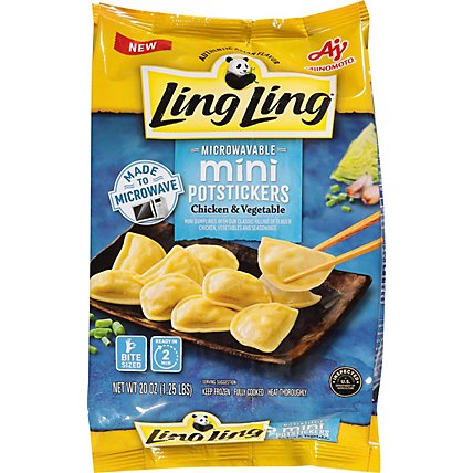 Ling Ling Mini Potstickers Chicken & Vegetable - 20 OZ - Image 2