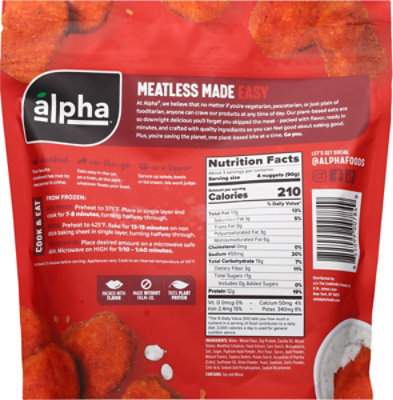 Alpha Foods Chicken Nuggets Spicynt - 10 OZ - Image 6