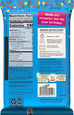 Nestle Toll House Funfetti Cookie Dough Pack - 14 OZ - Image 6