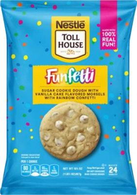 Nestle Toll House Funfetti Cookie Dough Pack - 14 OZ - Image 2
