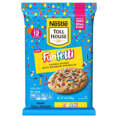 Nestle Toll House Funfetti Cookie Dough Pack - 14 OZ