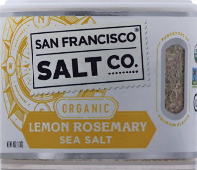 San Fran Salt Co Org Sea Salt Lem.rosmry - 4 OZ - Image 2