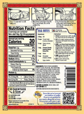 Pioneer Smoky Country Bacon Gravy Mix - 2 OZ - Image 4