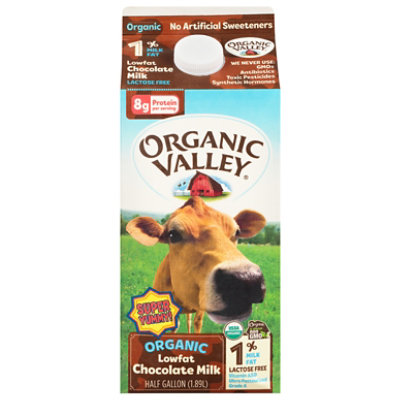 Organic Valley Mlk Og2 1% Lct Free Choc - 64 OZ - Image 3