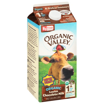 Organic Valley Mlk Og2 1% Lct Free Choc - 64 OZ - Image 1