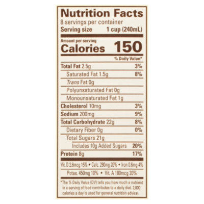 Organic Valley Mlk Og2 1% Lct Free Choc - 64 OZ - Image 3