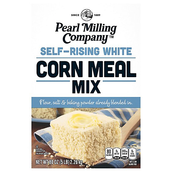 Pearl Milling Co Self Rising White Corn Meal - 5 LB