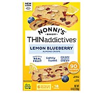Nonni's Thinaddictives Lemon Blueberry Thins - 4.44 OZ