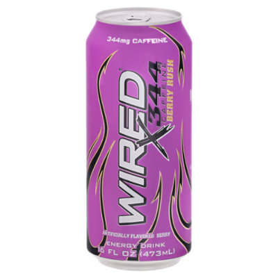 Wired 344 Berry Rush Can - 16 OZ - Image 1