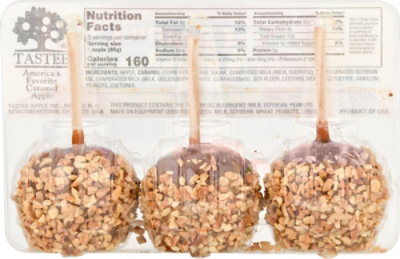 Caramel Apples 3ct Pkg - 9 OZ - Image 6